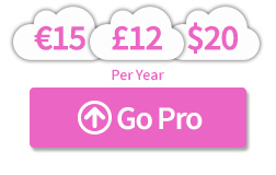 Go for now for only £12, €15, $20 per year